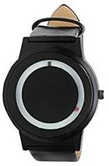 North Moon Black Concept Design Analog Unisex Watch