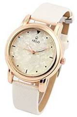 Aelo Analogue White Dial Watch For Women Www1080