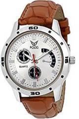 Fogg Analog White Dial Men's Watch 1094 BR