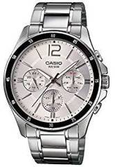 Casio Enticer Chronograph White Dial Men's Watch MTP 1374D 7AVDF