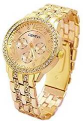 Geneva Analog Gold Dial Women's Watch g7475_D