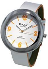 Omax Analog White Dial Unisex's Watch TS440