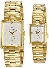 Titan Bandhan Analog White Dial Unisex Watch NE19402940YM01