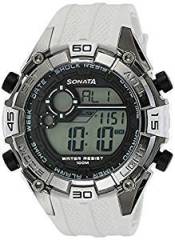 Sonata Ocean Series III Digital Grey Dial Unisex Watch 77026PP02J