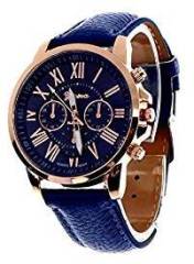 Geneva Platinum Analogue Blue Dial Women's Watch GP 083