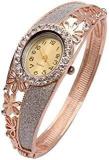 18k Rose Gold Bangle Watch Bracelet For Girls And Women