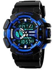 Skmei Analogue Digital Black Dial Boy's Watch LYSB016VLLC44 SPRTSEQIP