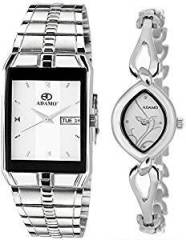 ADAMO Enchant Analog White Dial Unisex Watch 9151 327SM01