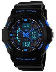 SKMEI Analog Digital Multi Colour Dial Men's Watch AD0955 BK BLUE