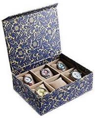 Ecoleatherette Handcrafted Multicolour Watch Case/Box