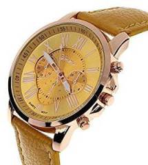 Premiumav Analogue Yellow Dial Unisex Watch Mst 450