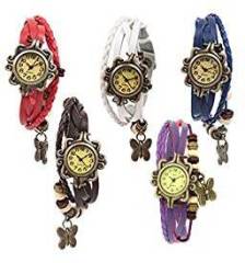 Shree Analogue Blue, Red, White, Brown And Purple Dial Girls Watch Sh 1108990 Piit