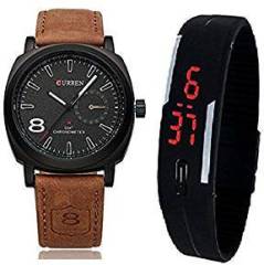 BLUTECH Analogue Black Dial Men's & Boy's Watch stylish