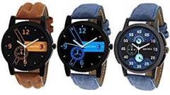 Matrix Combo Of 3 Analogue Multicolor Dial Men's Watch Trp 15