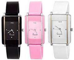 Bobo Bird Analog Multicolour Dial Watches For Womens/Girls Combo Pack 3 Od W011