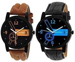 Matrix Analog Combo of Black & Blue Dial Men's Watch PR 170 192