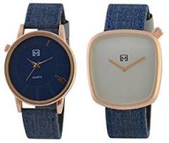 Om Designer Analogue Round Shaped Couple Watch Unisex O