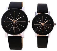 Om Designer Analogue Black Dial Unisex Watch II BL Couple Watch