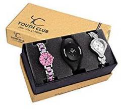 YOUTH CLUB Combo of Three Analogue Multi color Dial Girls' Watch LPKMBKDMSL