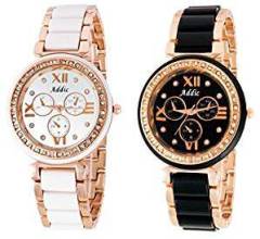 Addic Analogue Combo of 2 Multicolour Dial Watch for Women WW043