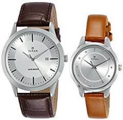 Titan Modern Bandhan Analog Silver Dial Unisex Watch 15842481SL01