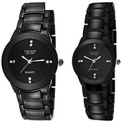 Fabiano New York Analogue Black Dial Unisex Watch FNY2030