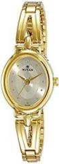 Titan Karishma Revive Analog Champagne Dial Women's Watch 2594YM01