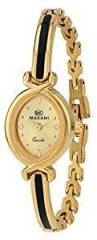 Espoir Makani Collection Analog Gold Dial Women's Watch SakshiGold0507