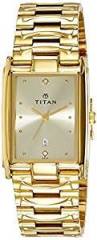 Titan Karishma Analog Champagne Dial Unisex Watch NE1318YM02