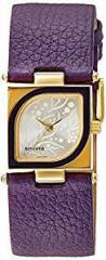 Sonata Yuva Gold Analog Silver Dial Women's Watch ND8919YL03A