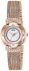 Aspen Analog White Dial Women's Watch AP1876