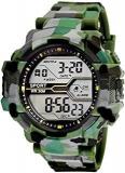 Acnos 3 Color Army Shockproof Waterproof Digital Sports Watch For Mens Kids Sports Watch For Boys Military Army Watch For Men