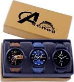 Acnos Analog Multi Colour Dial Men's Watch LR COMBO 01 02 05