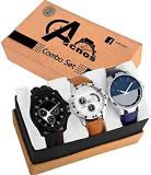 Acnos Chronograph Design Multi Analog Combo Watches For Men And Watches For Boys Pack Of 3