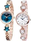 Acnos Luxury Analogue Girl's Watch Multicolour Dial 2 Multicolour Colored Strap