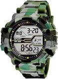 Acnos Men's 3 Color Army Shockproof Waterproof Digital Sports Watch Black