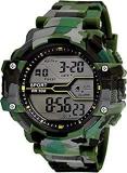 Acnos Military Green Army Digital Sport Black Dial Sports Men's And Boy's Watch