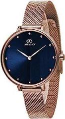 ADAMO Aritocrat Blue Dial Women's & Girl's Watch 335KKM05