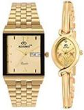 Adamo Enchant Analog Gold Dial Unisex Watch 2251 1918YM04