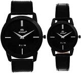 ADAMO Slim Analog Black Dial Unisex Watch AD6472NL02 1