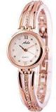 AELO Analogue White And Silver Dial Women's Watch WWW1040