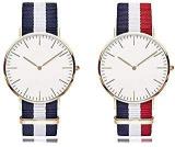 AG HOUSE Men's And Women's New Stylist Trendy Unisex Watch Combo Pack Of 2