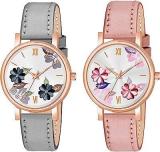 Analog 6 Different Color Flowered Dial Watch For Womens And Girls Single And Combo Watches For Women And Girl Pack Of 2 And Pack Of 3