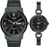 Analog Black Dial Couple's Watch Set TW00PR264