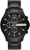 Analog Black Dial Men's Watch AX2164