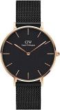 Analog Black Dial Unisex's Watch DW00100307