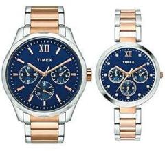 Analog Blue Dial Couple's Watch set TW00PR267