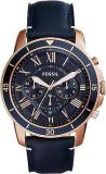 Analog Blue Dial Men's Watch FS5237