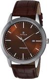 Analog Brown Dial Men's Watch NL1584SL04/NP1584SL04