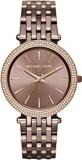 Analog Brown Dial Women's Watch MK3416